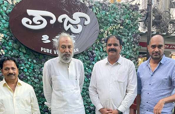 Film industry big names at Taaza Kitchen