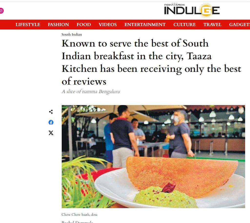 Indulge – Taaza Kitchen Article